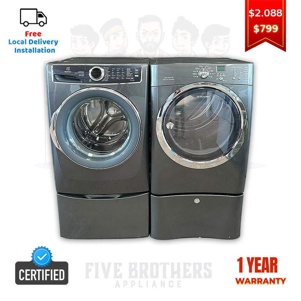 Electrolux Refurbished Front load Washer and Dryer 4.5 cuft Austin 2069