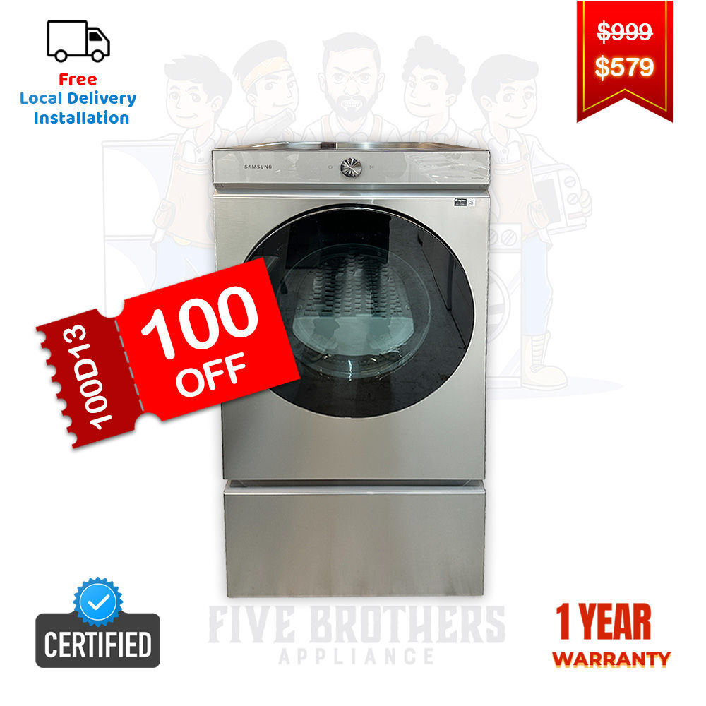 Samsung Refurbished Bespoke Electric Dryer, 7.6 cu.ft Irving 1642