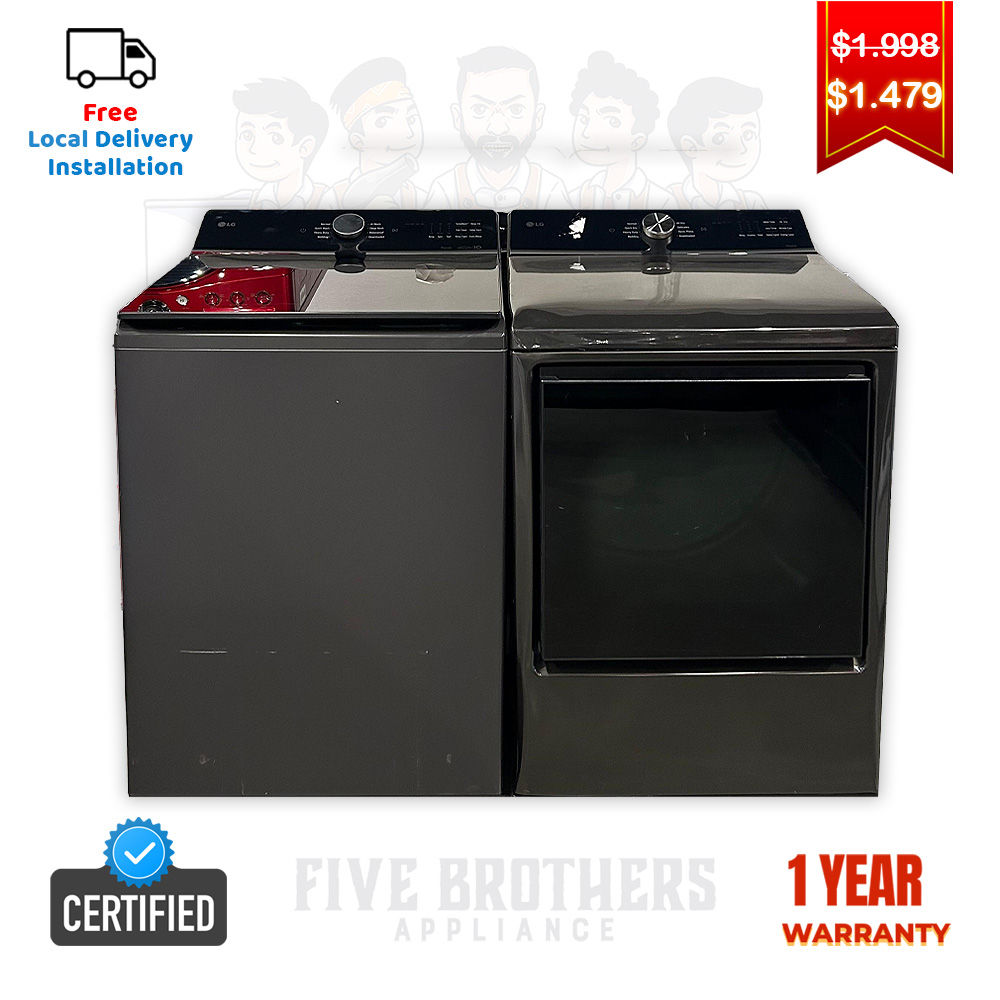LG Scratch and Dent Washer and Dryer, Top load 5.0 cu.ft Austin 2940