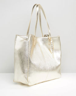 Metallic Shopper Bag