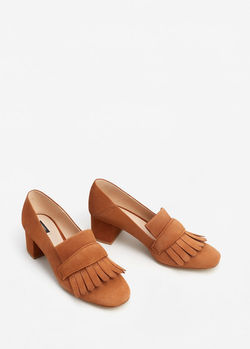 Leather loafers