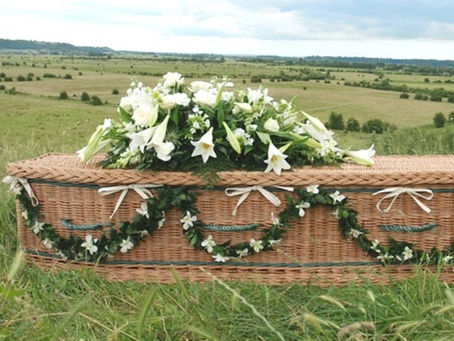 A wide choice of coffins