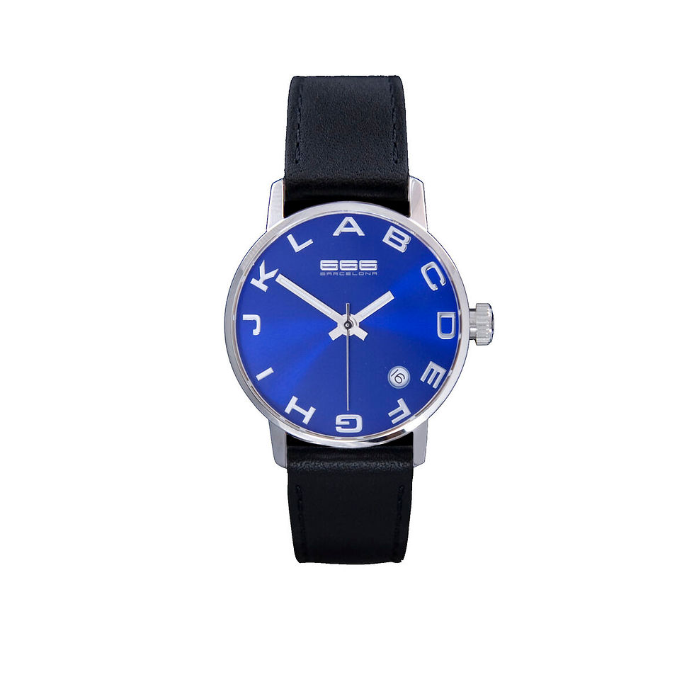 Miniaturbild: Unisex-Uhr 666 Barcelona 666-274 Schwarz (Ø 35 mm)