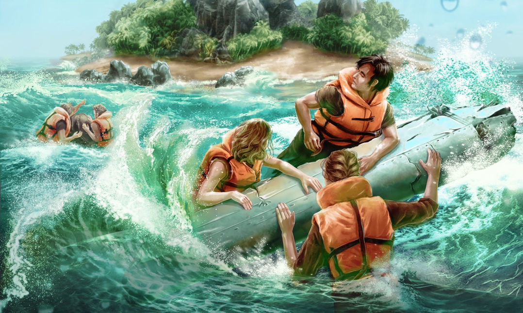 Ihr habt mit euren Freunden eine unvergessliche Urlaubsreise geplant. Ein Blitz traf jedoch das Flugzeug und es stürzte neben einer kleinen unbewohnten Insel im Pazifik ab. Untersucht, was auf der Insel zu finden ist und wie es euch helfen kann, am Leben zu bleiben.