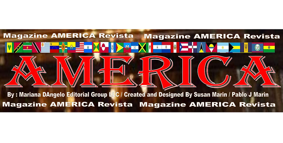 Cintillo Revista AMERICA Magazine by Sus