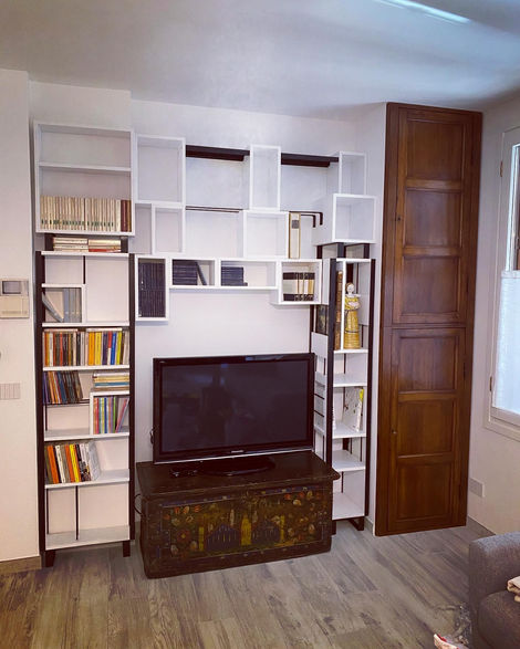 Libreria black & white Dario industrial design