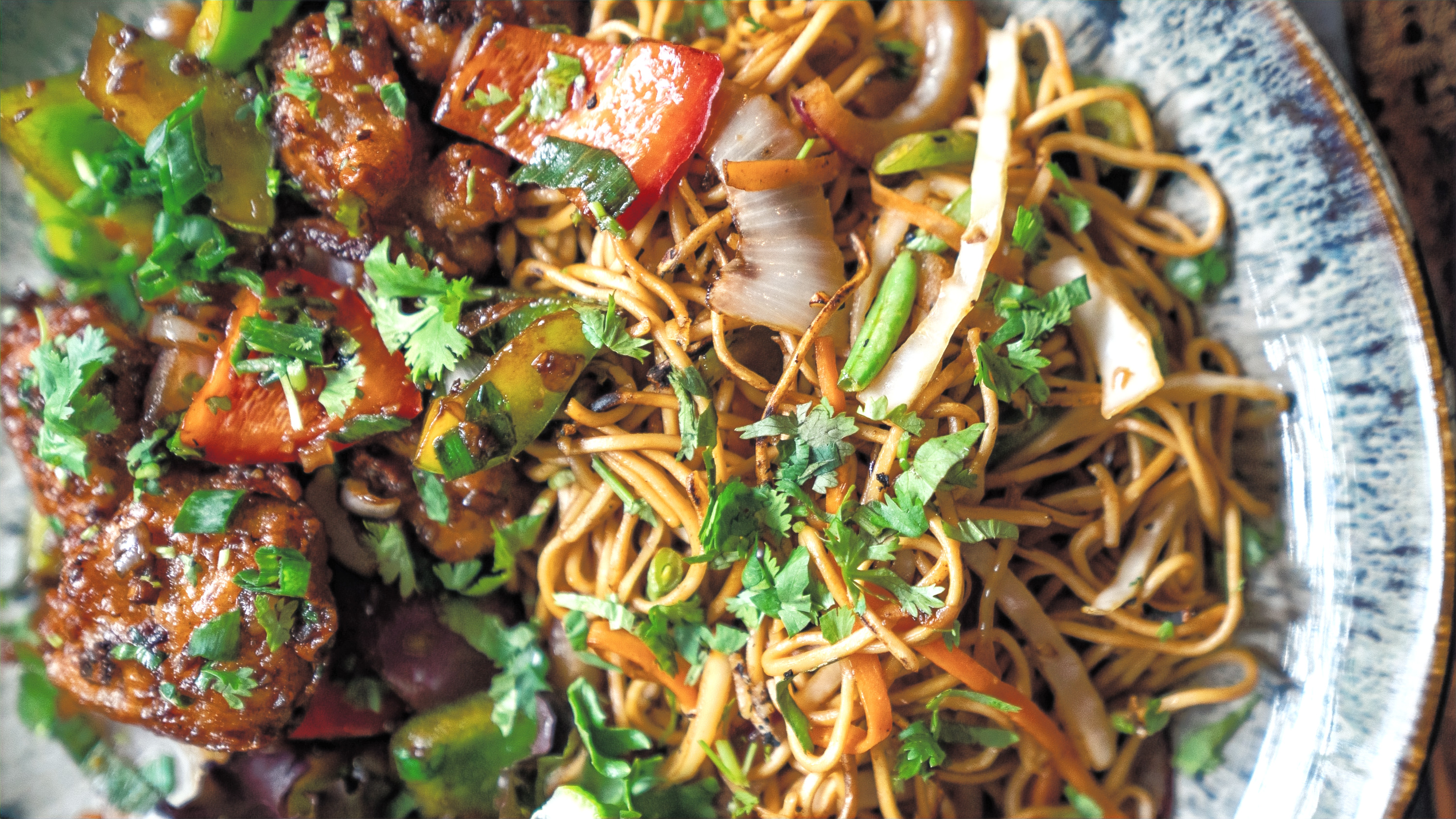 Arranged Food and Objects