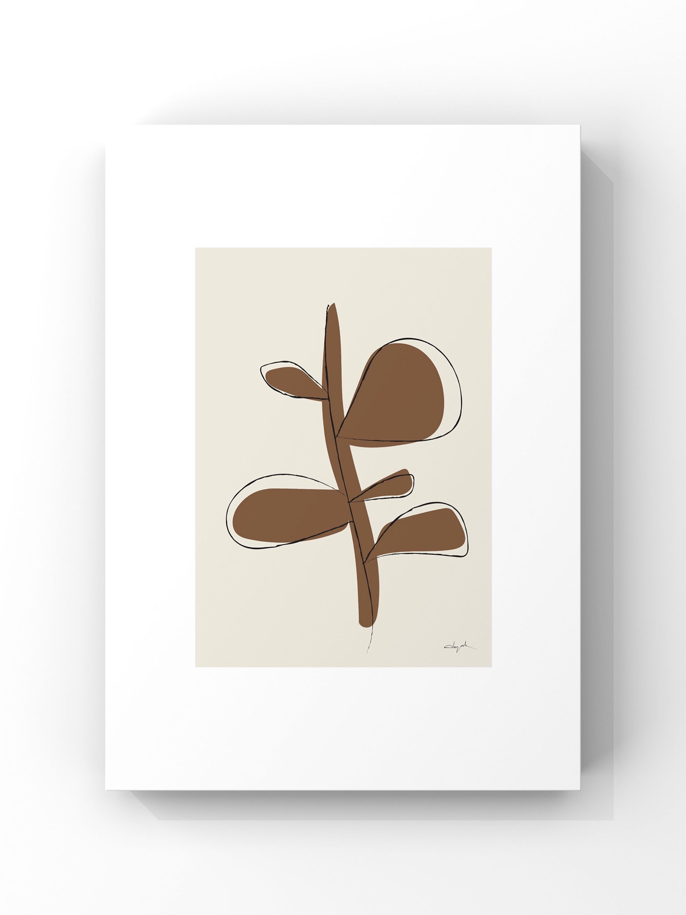 Freedom of Art Seri 6 organik minimal formlar poster tablo