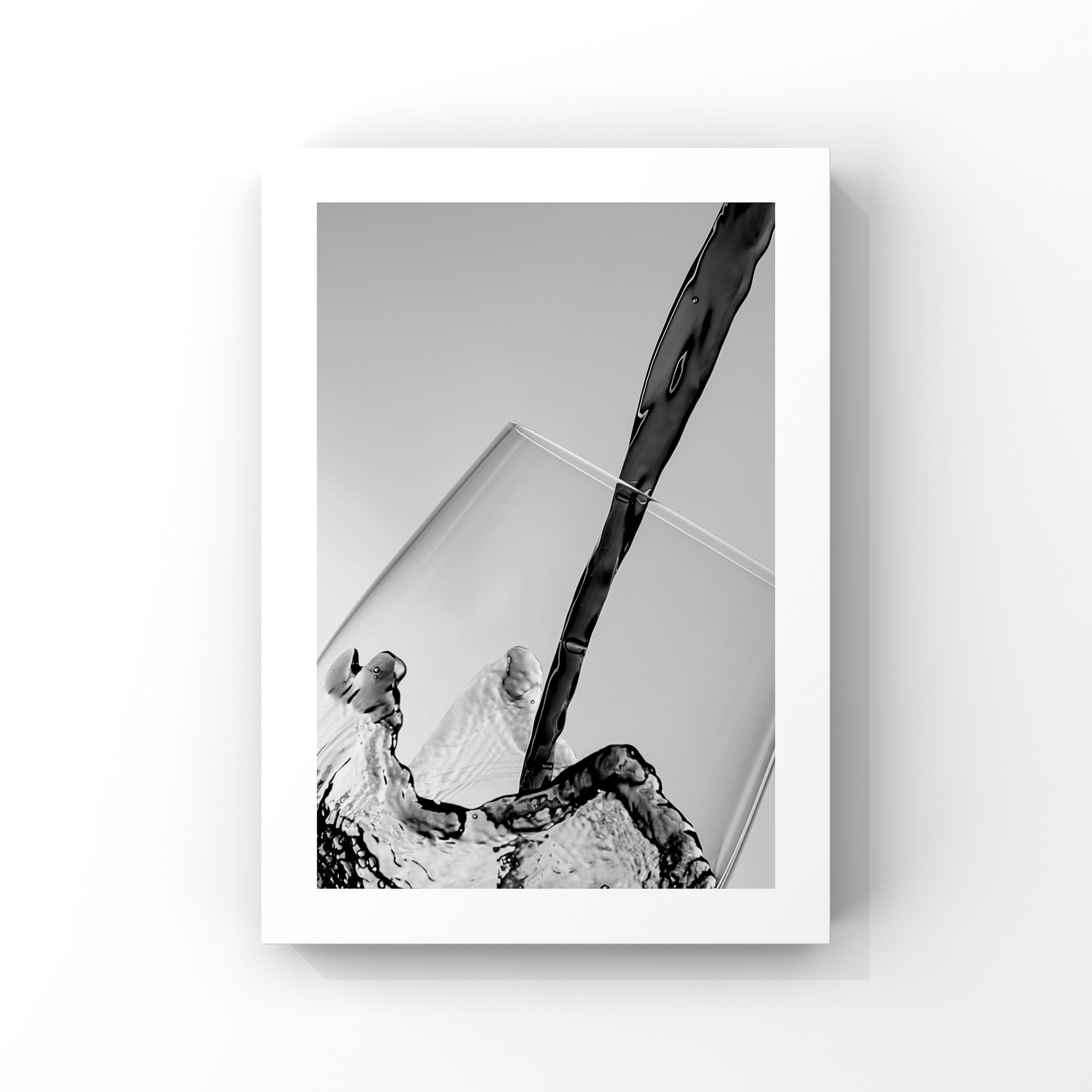 "a glass of wine" Poster Tablo