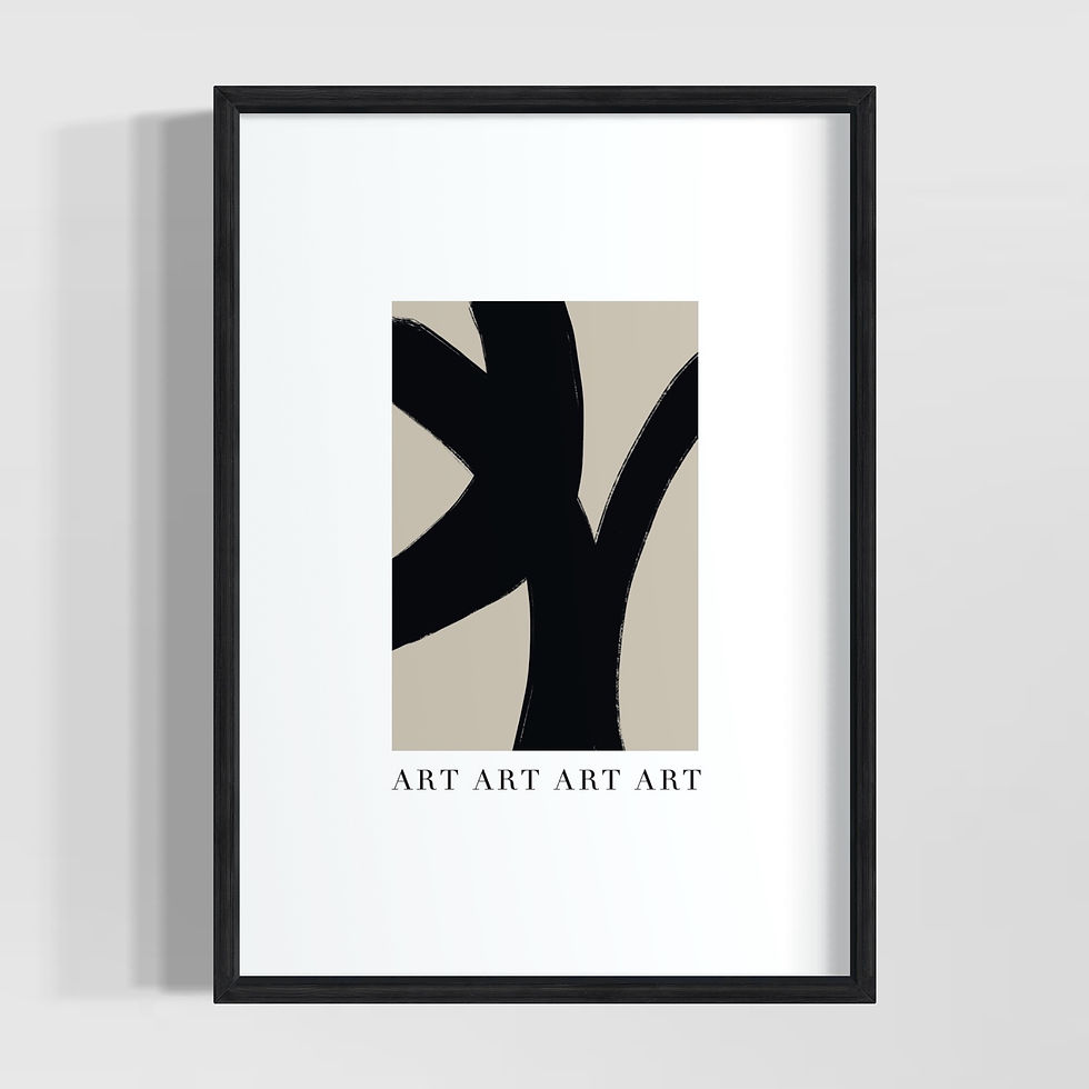 Küçük resim: Artistic Lines Seri 5 Poster Tablo