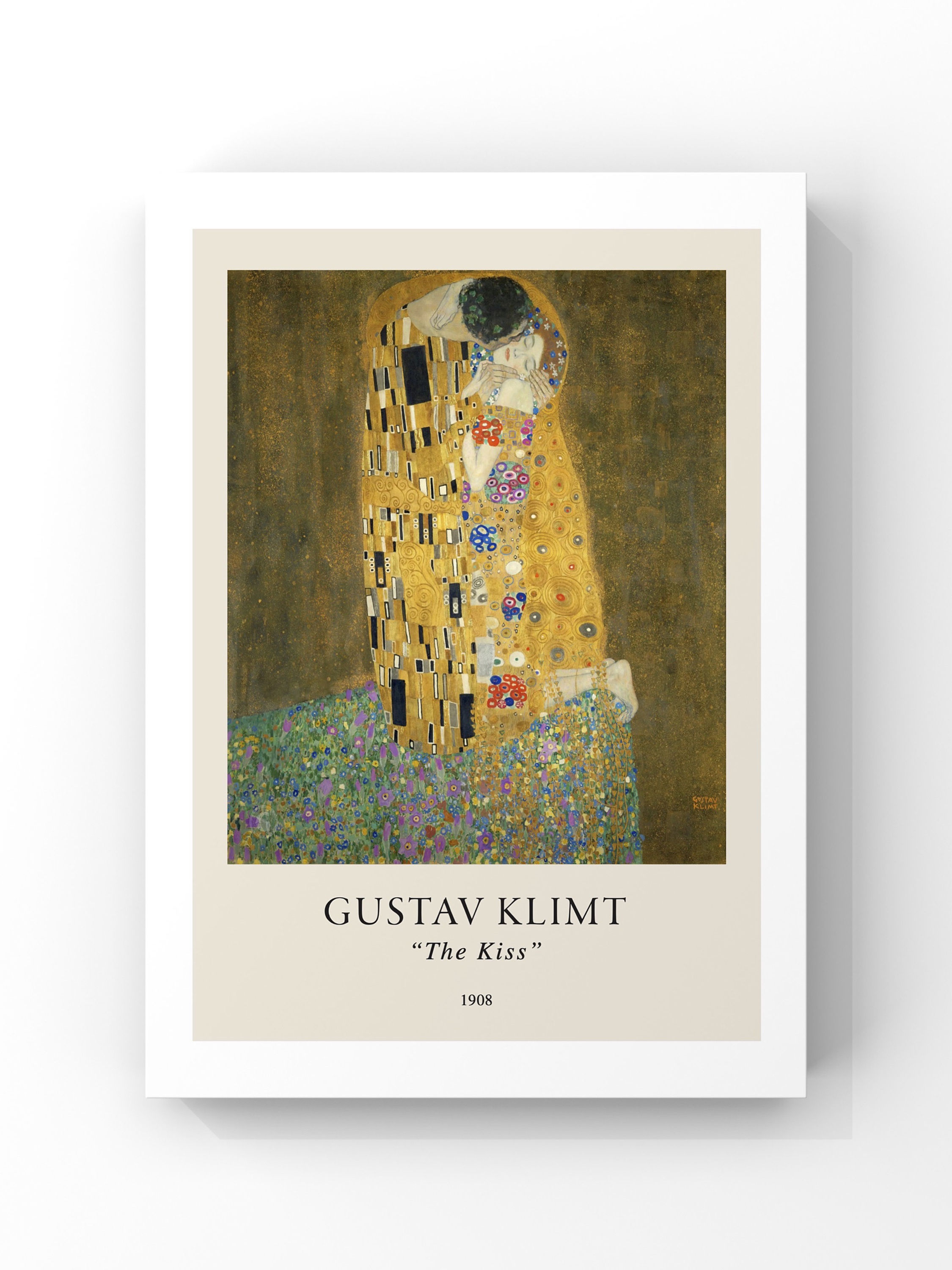 Gustav Klimt - Öpücük (The Kiss) Poster Tablo
