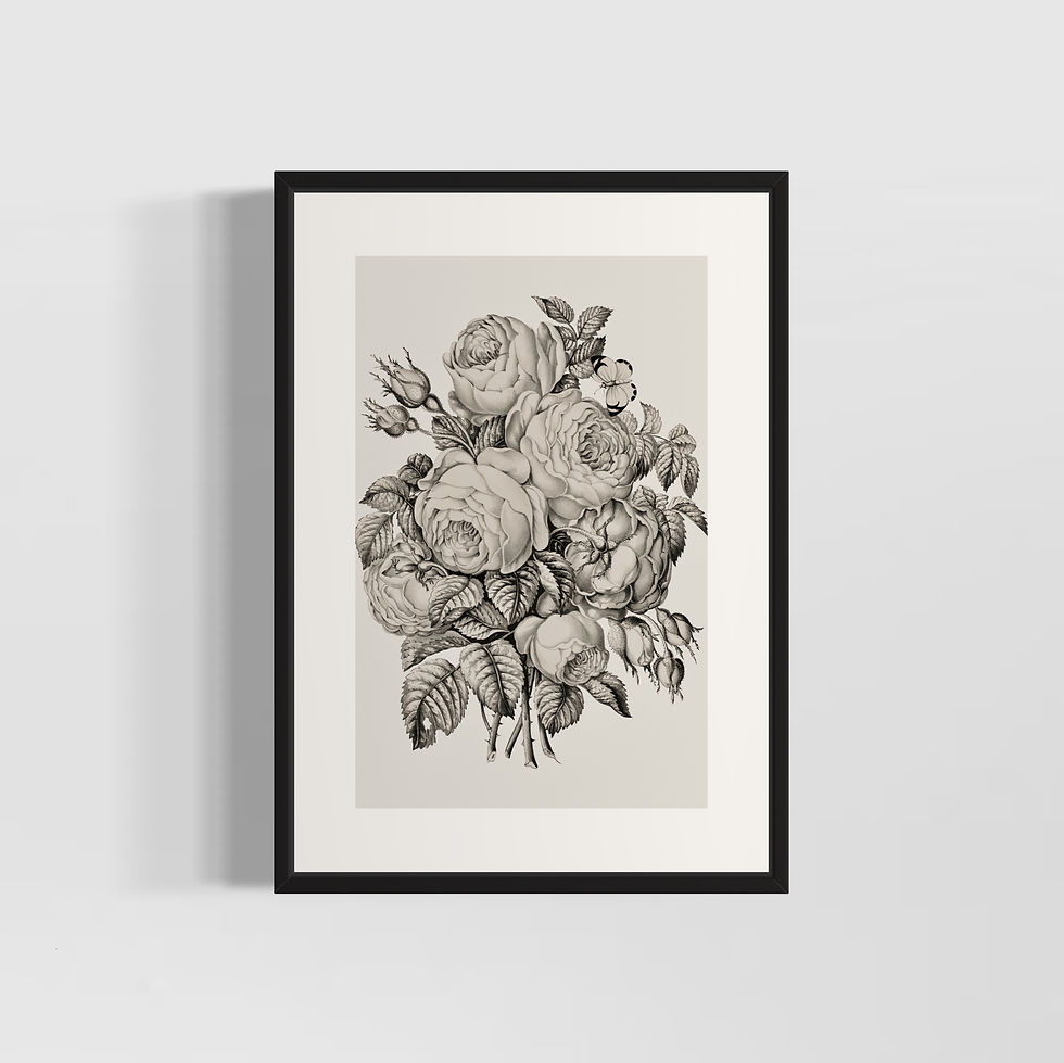 Küçük resim: "Bouquet" No.1 Poster Tablo