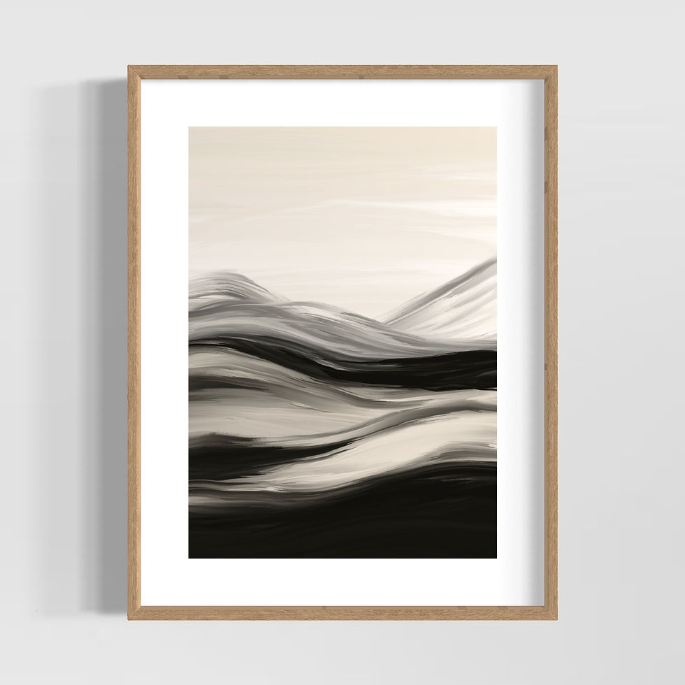 Küçük resim: "Black Touches" Seri 1 Poster Tablo