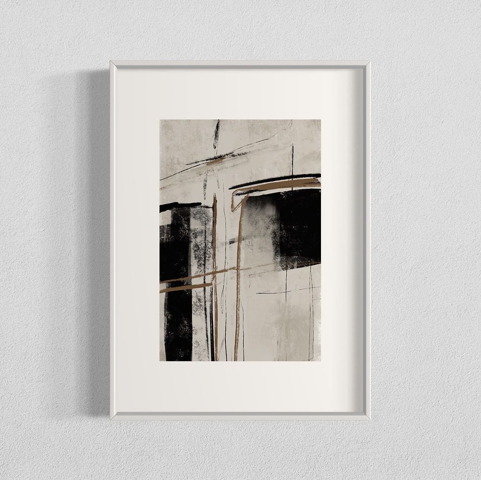 Küçük resim: "Texture" No.2   3'lü Poster Tablo Seti