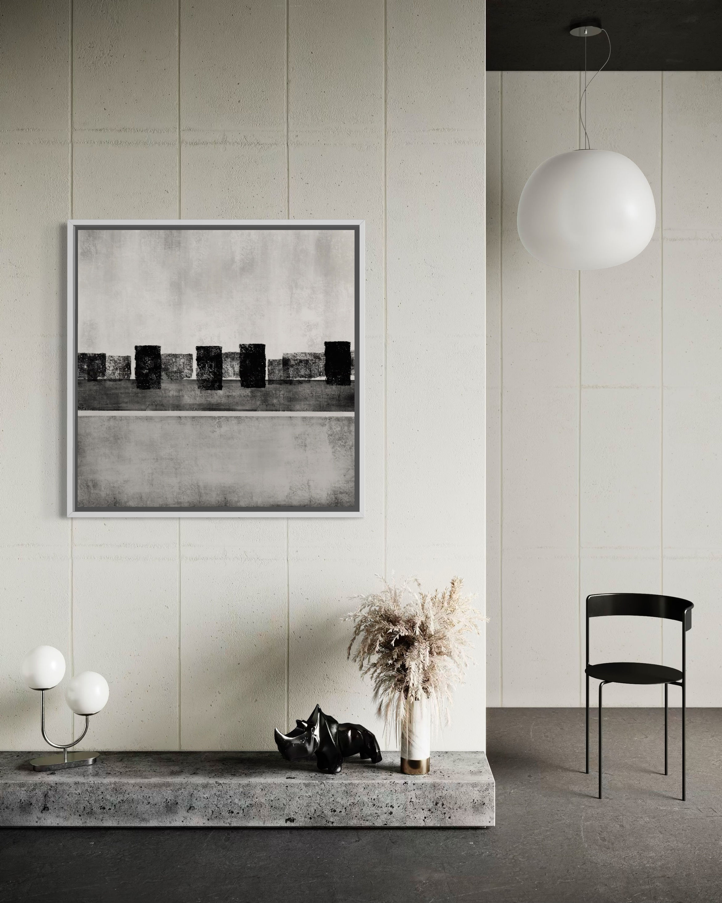 Enthauses No. 5 Kanvas Tablo modern duvar dekorasyonu mockup