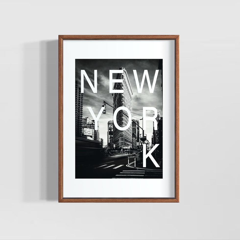 Küçük resim: "New York" Poster Tablo