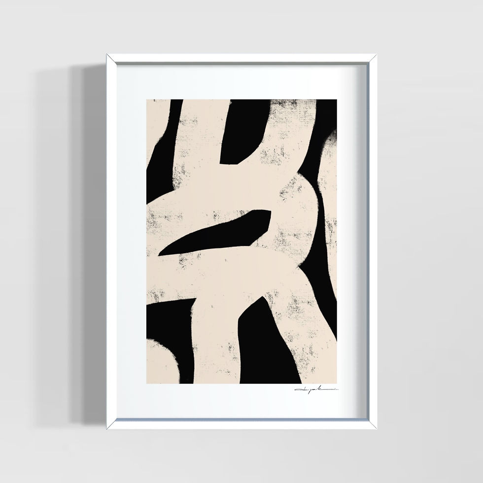 Küçük resim: "Abstract Touch" Seri 5 Poster Tablo