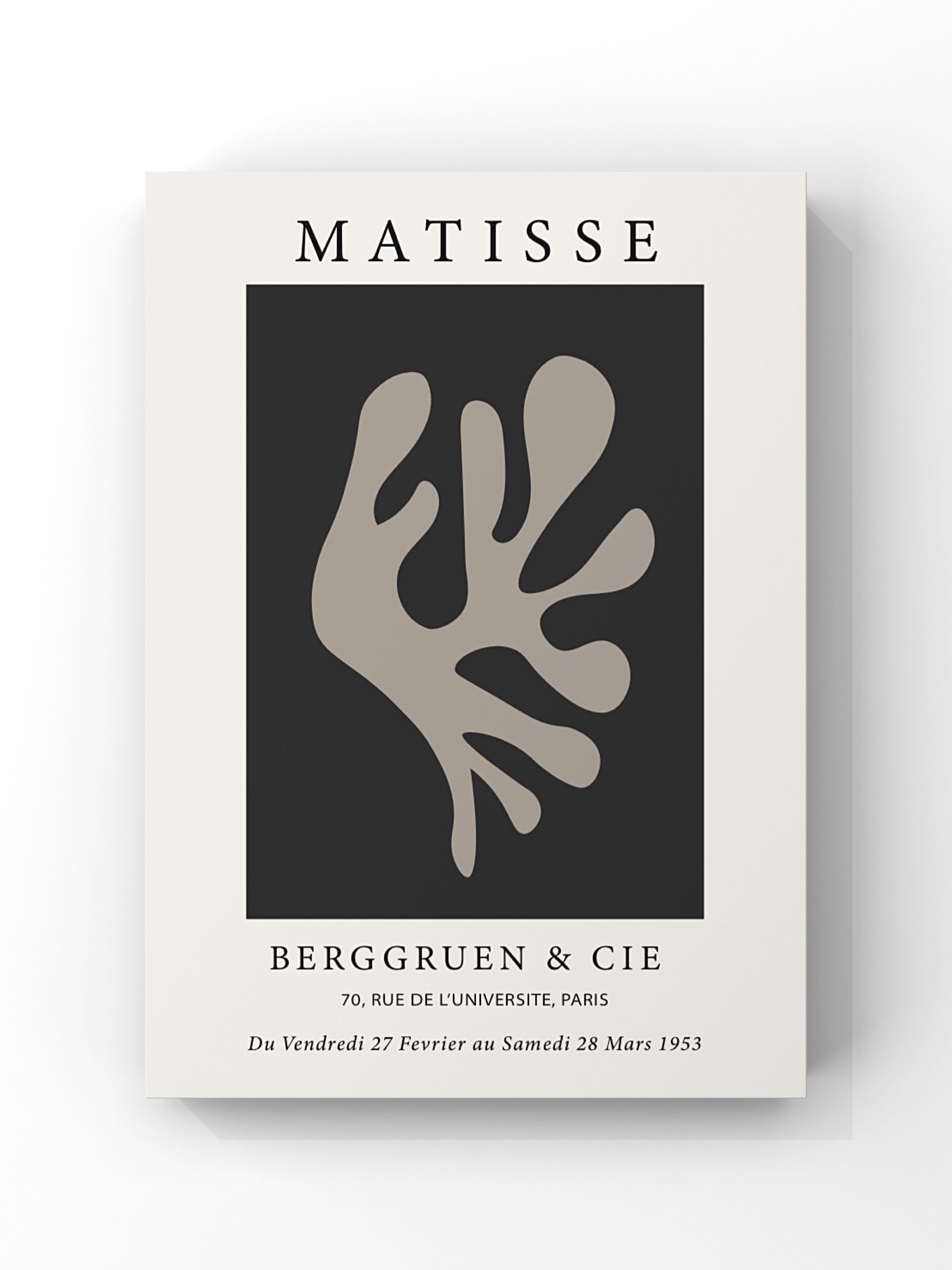Matisse Design Seri 2 Galeri Afişi Poster Tablo – Tablodes Matisse esintili organik form tasarımı