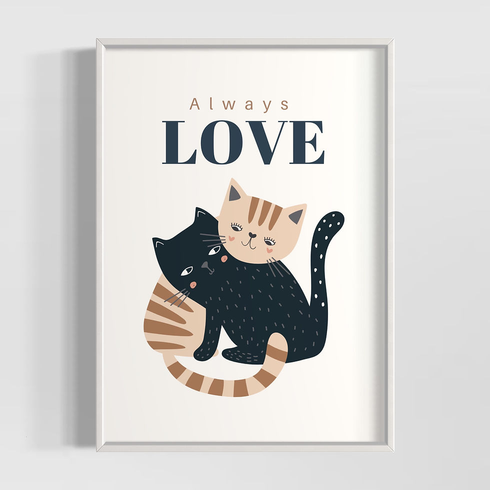 Küçük resim: "Sweet Animals" Seri 4 Poster Tablo