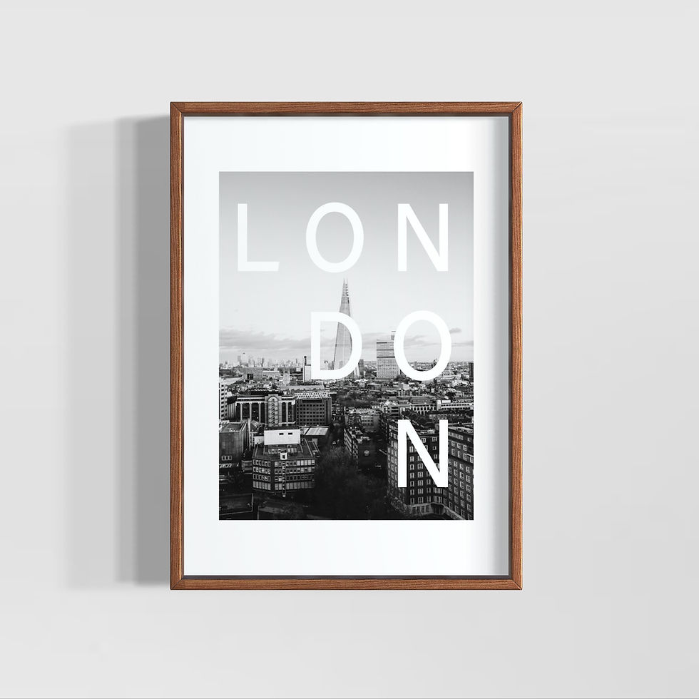 Küçük resim: "London" Poster Tablo