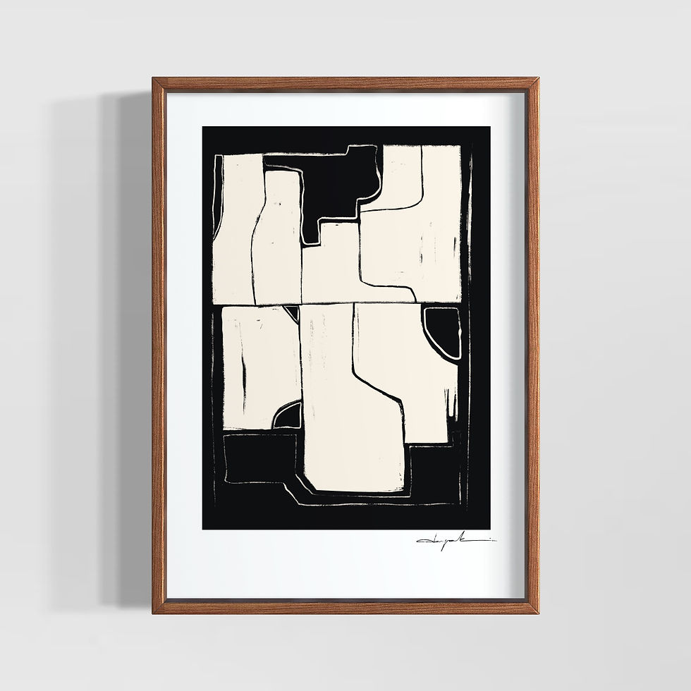 Küçük resim: "Abstract Touch" Seri 1 Poster Tablo