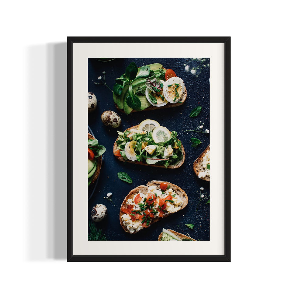 Küçük resim: "on Bread" Poster Tablo