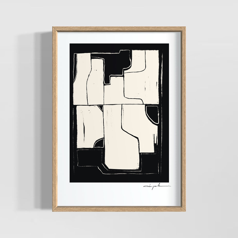 Küçük resim: "Abstract Touch" Seri 1 Poster Tablo