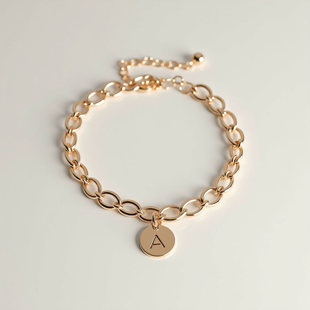 Custom Initial Charm Bracelet