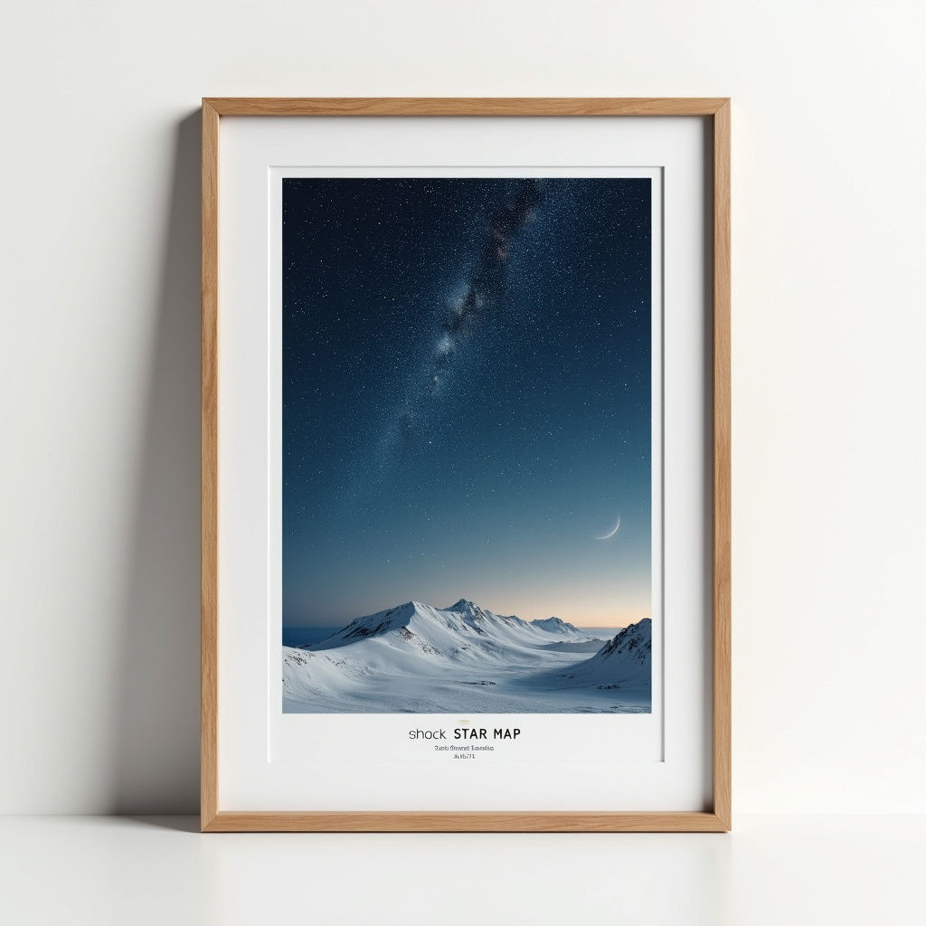 Custom Star Map Keepsake
