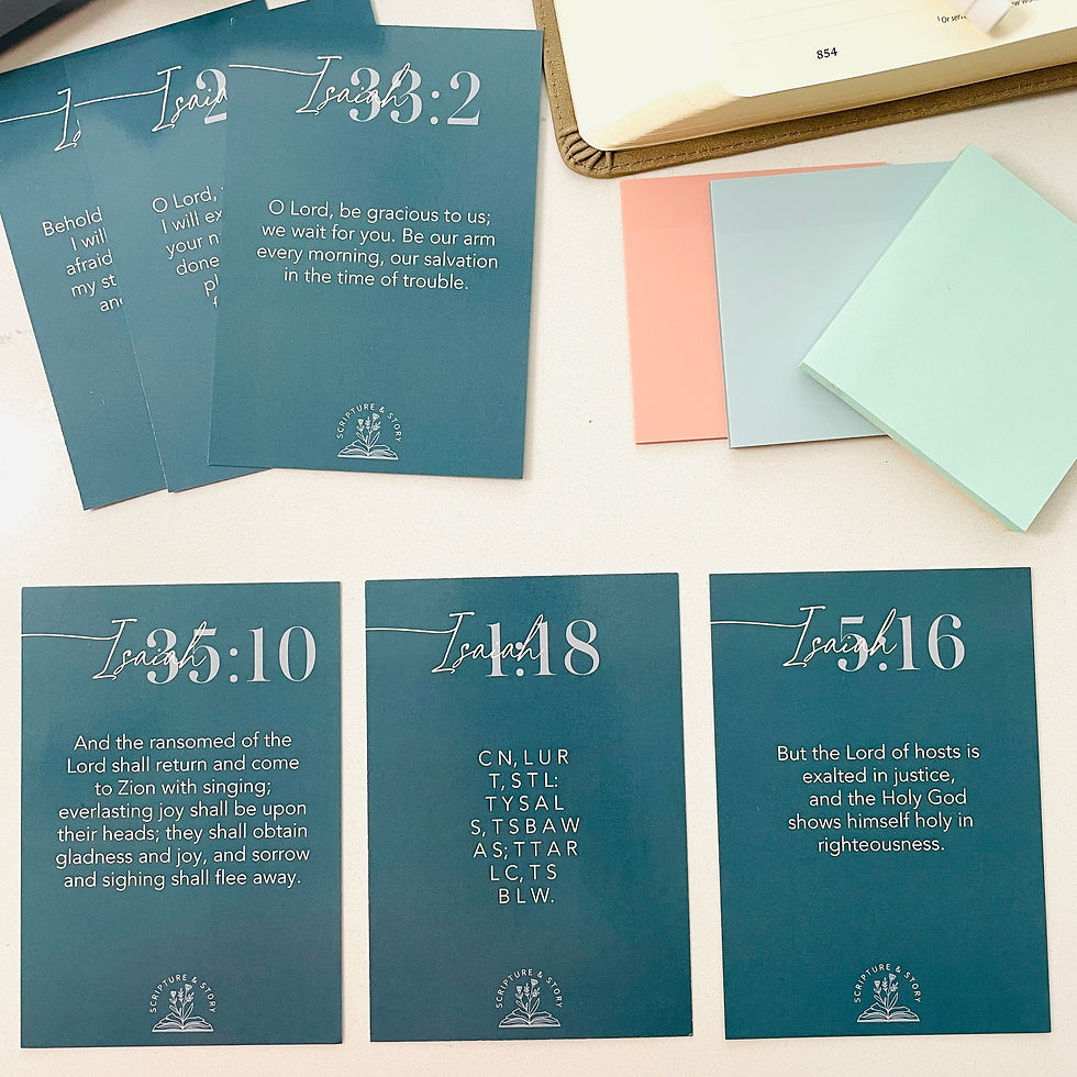 Thumbnail: Isaiah Scripture Memory Cards