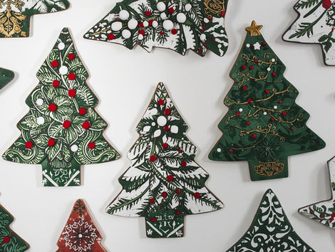 Unique Christmas Tree Coaster Designs for Holiday Gifts