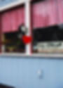 Ice Cream shop displaying red heart