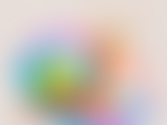 A snail with a rainbow shell.