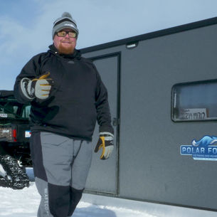 Ice Fishing Like a Pro: Follow Bro's Lead with Polar Fox Outdoors Skid Houses