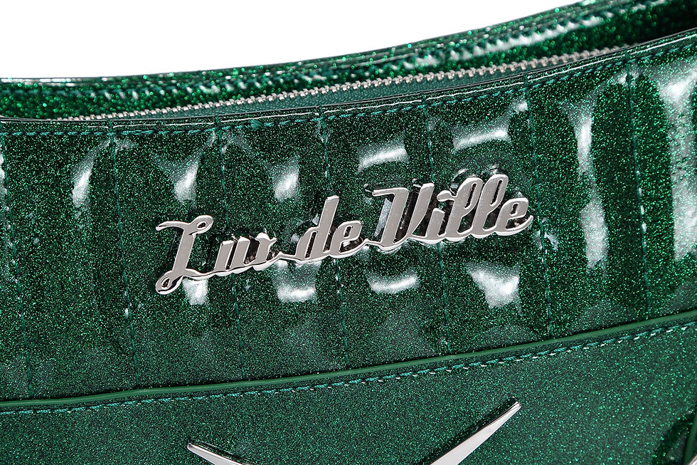 Miniaturebillede: Lux de Ville Hotrod Tiny Tote Venus Green