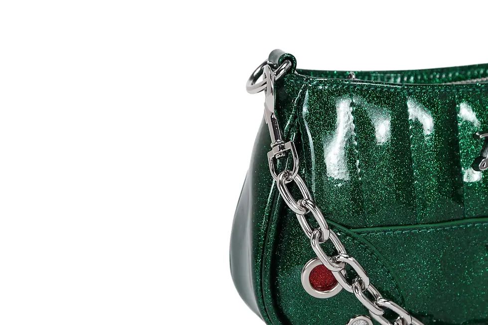 Miniaturebillede: Lux de Ville Hotrod Tiny Tote Venus Green