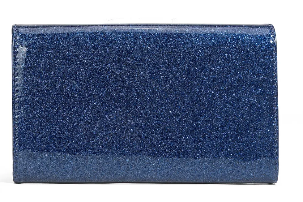 Miniaturebillede: Lux de Ville Lady Vamp Wallet Royal Blue Sparkle