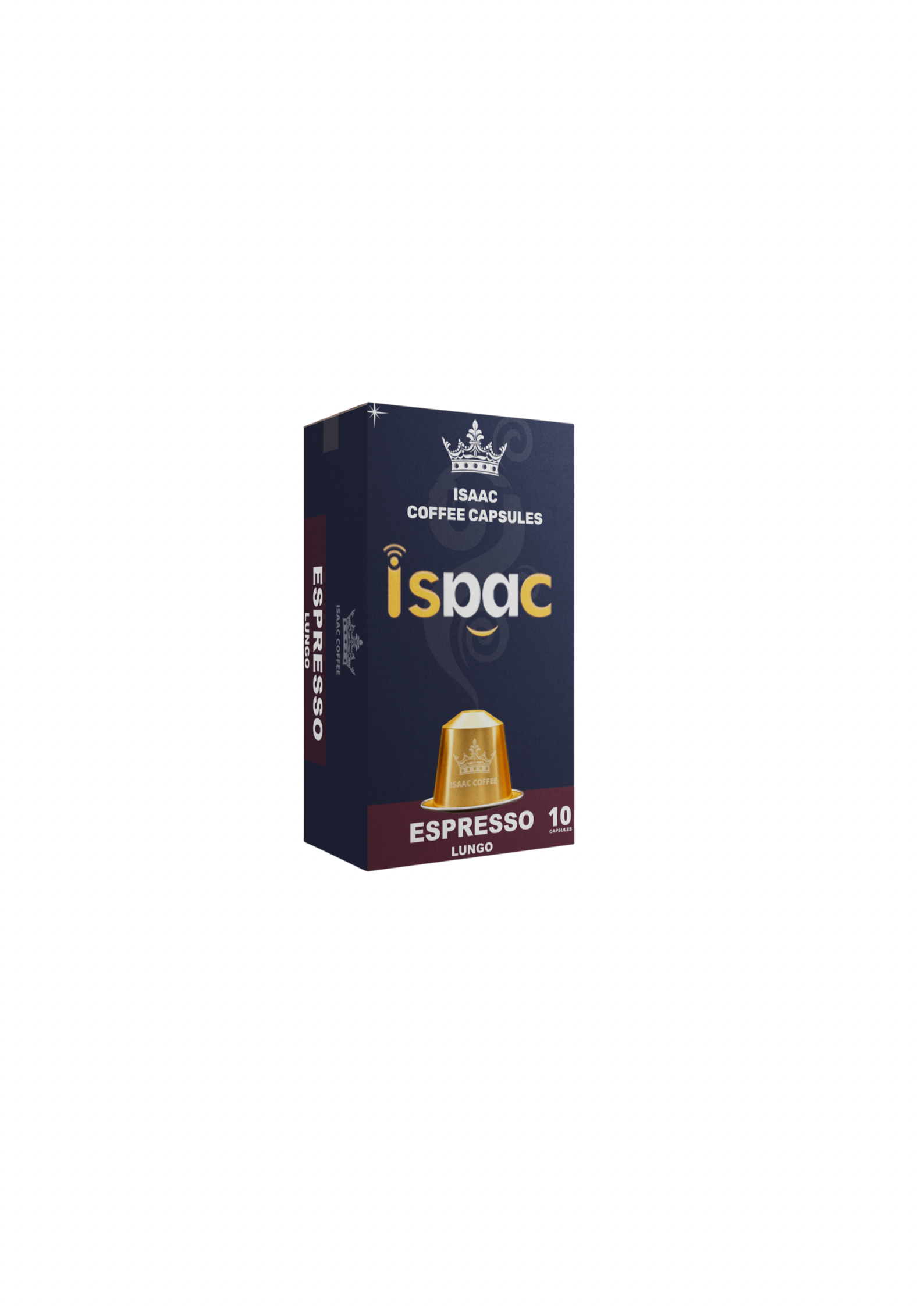Isaac Nespresso®️ compatible coffee capsules 10 pcs 100% Arabica Lungo