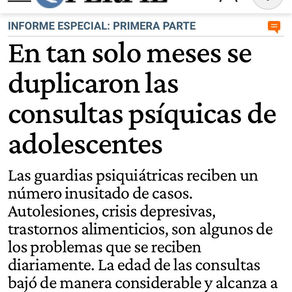Adolescentes: se duplicaron las consultas en guardias psiquiatricas