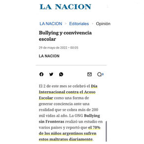 Nuestro país marcha a la cabeza como uno de los que más casos de bullying y ciberbullying