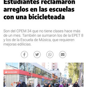 Neuquén: bicicleteada para reclamar ante el Consejo Provincial de Educación
