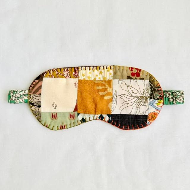 Thumbnail: WL Archive Patchwork Eye Mask – Yellow Multi