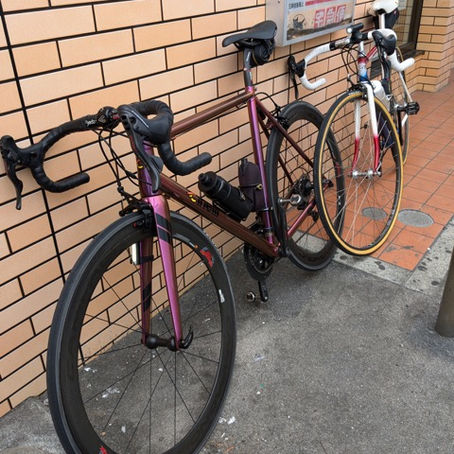 今朝は少し長めの開店前ライド堪能