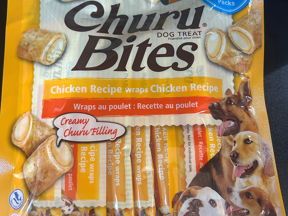 Thumbnail: Churu Dog Treat Bites by Inaba Chicken flavour  8 pack