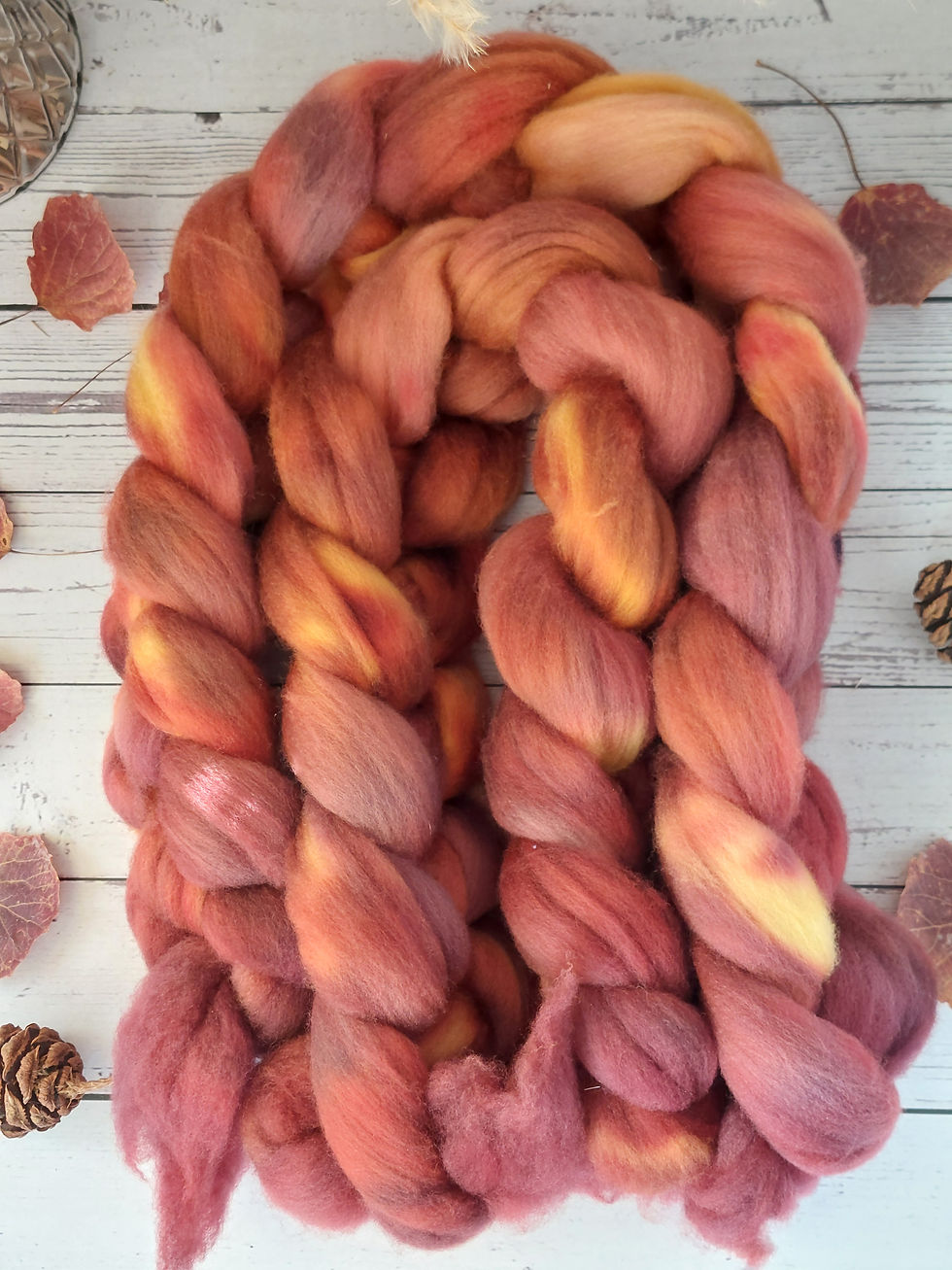 Thumbnail: 'Karmen' Cormo wool top/roving, 100g