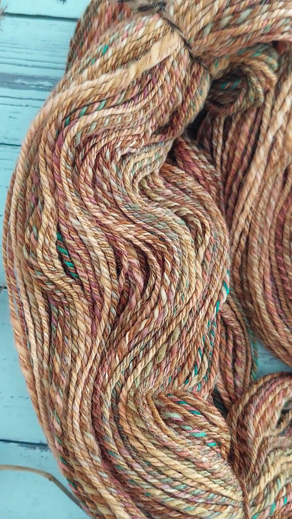Thumbnail: 'Mars' superfine Merino sport weight handspun yarn, 100g