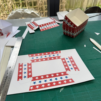 handmade prop chip trays