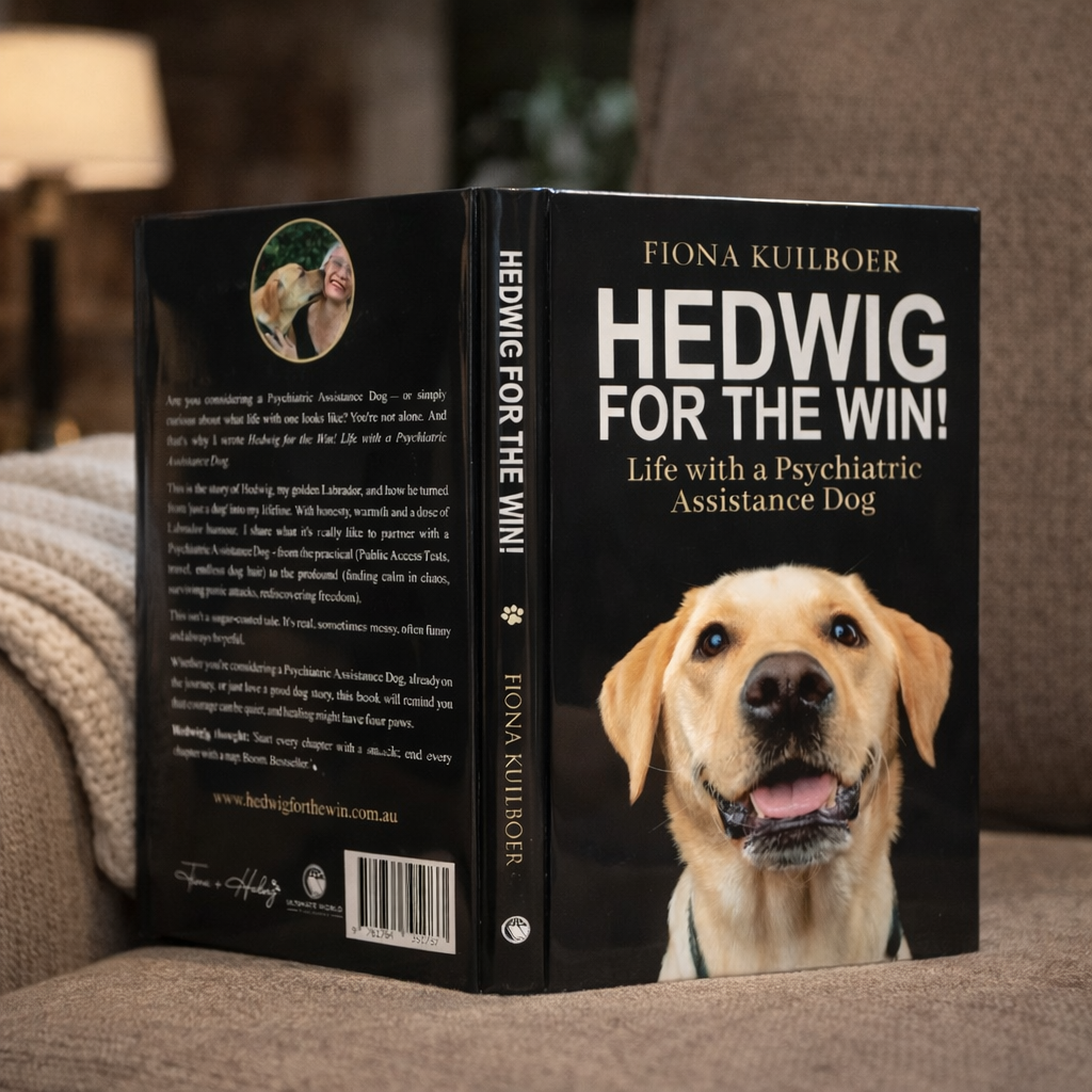 Hedwig for the Win! Life with a Psychiatric Assistance Dog HARDCOVER