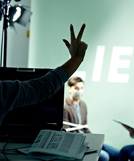 TV Director on set