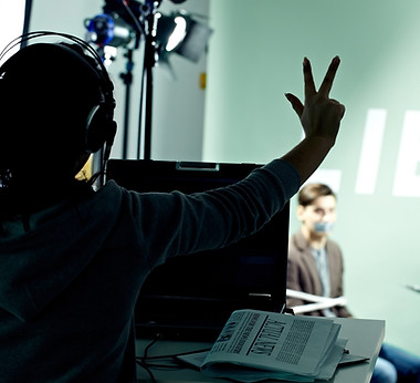 TV Director on set